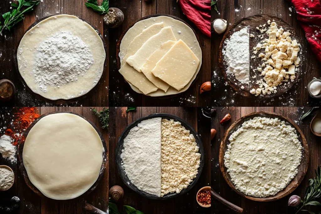 Process Of Cooking Quesillo Cheese
