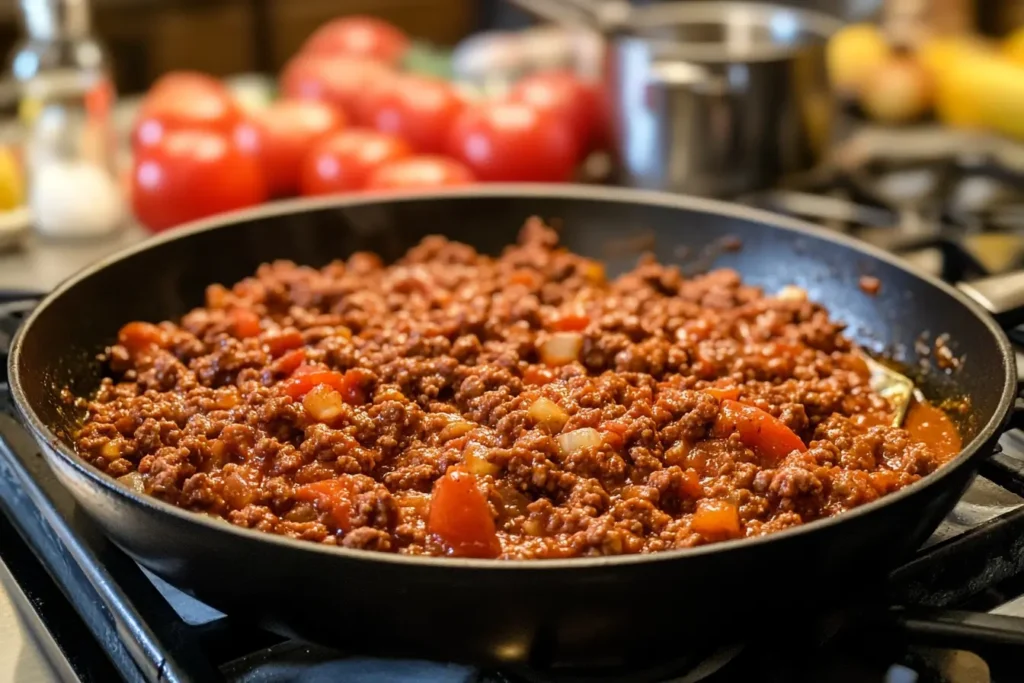 Cooking Easy Sloppy Joe Recipe