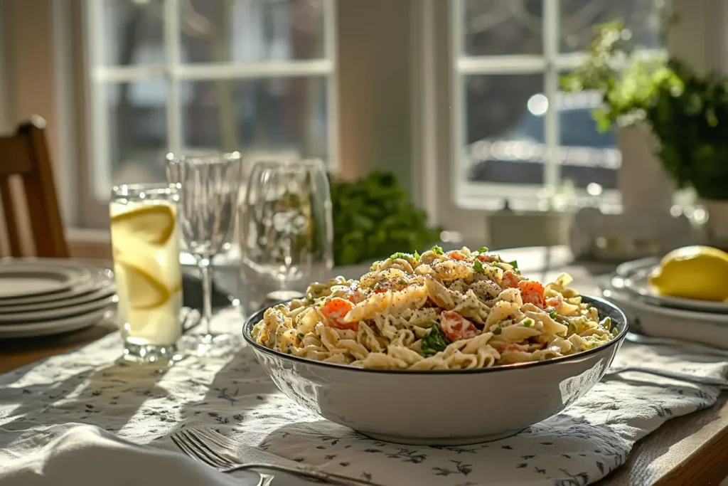 caesar pasta salad