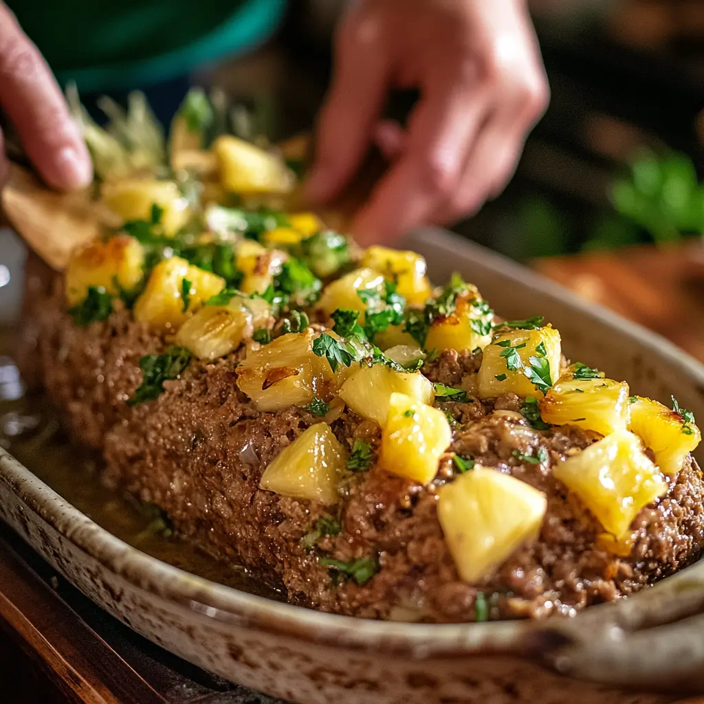 Hawaii Meatloaf Recipe: Sweet and Savory 11 mixing hawaii meatloaf