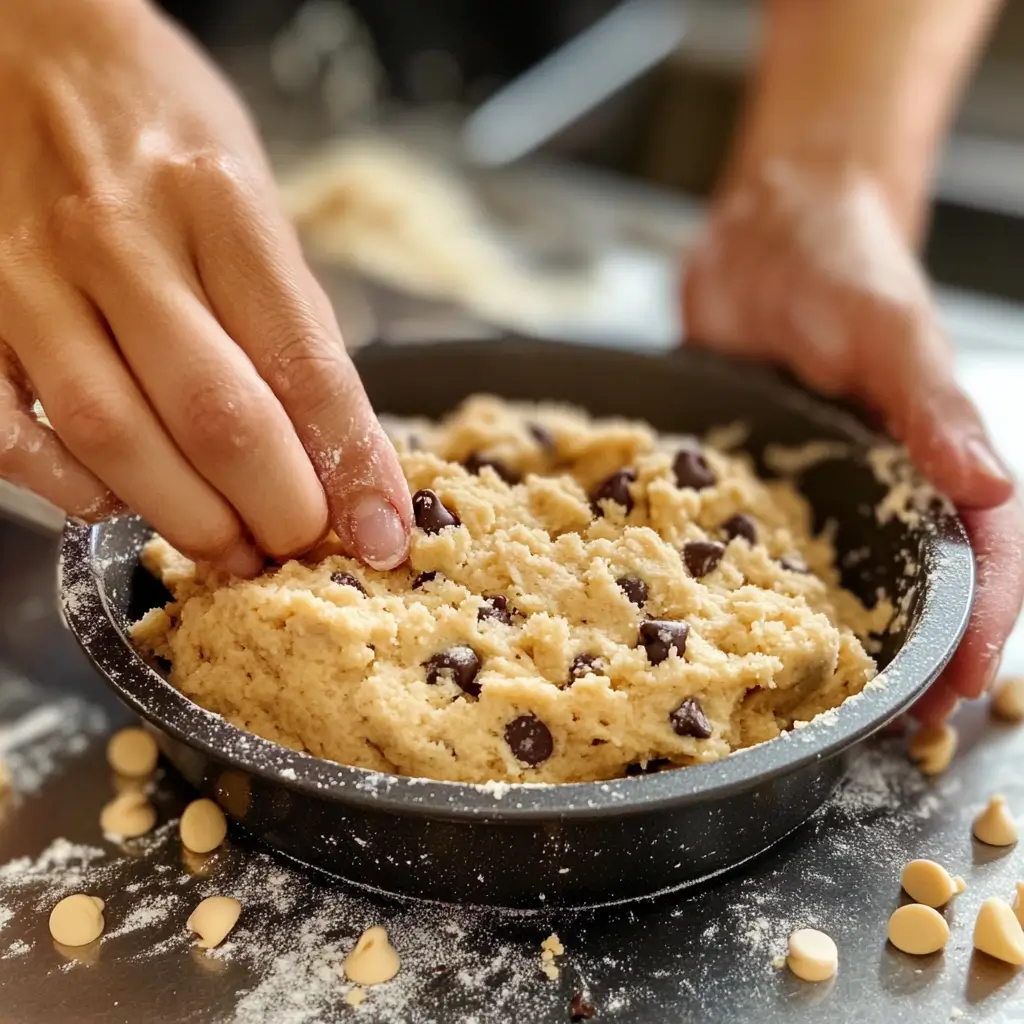 Mini Cookie Cake Recipe – Easy, Chewy & Perfectly Sized 10 mini-cookie-cake-baking-step